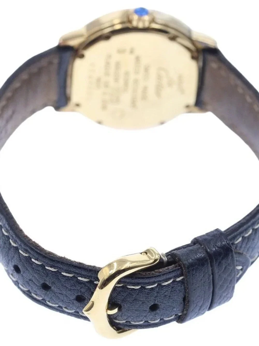 CARTIER Must Rondo SM W1008743 beige Dial Quartz Ladies Watch_968377